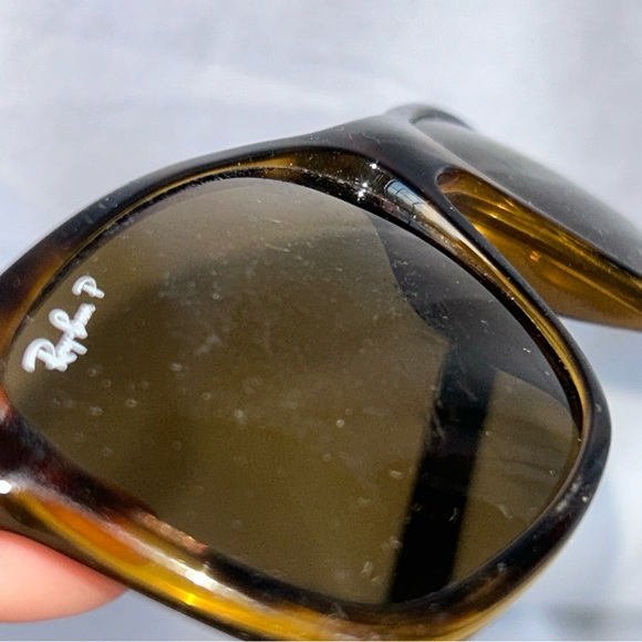 Ray Ban RB 4184 710/83 Tortoise Frame Brown Polarized Lenses Sunglasses w/Case - Picture 6 of 9